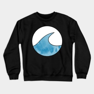 Water Wave Travel The Nature See Ocean Trendy Popular Waves Crewneck Sweatshirt